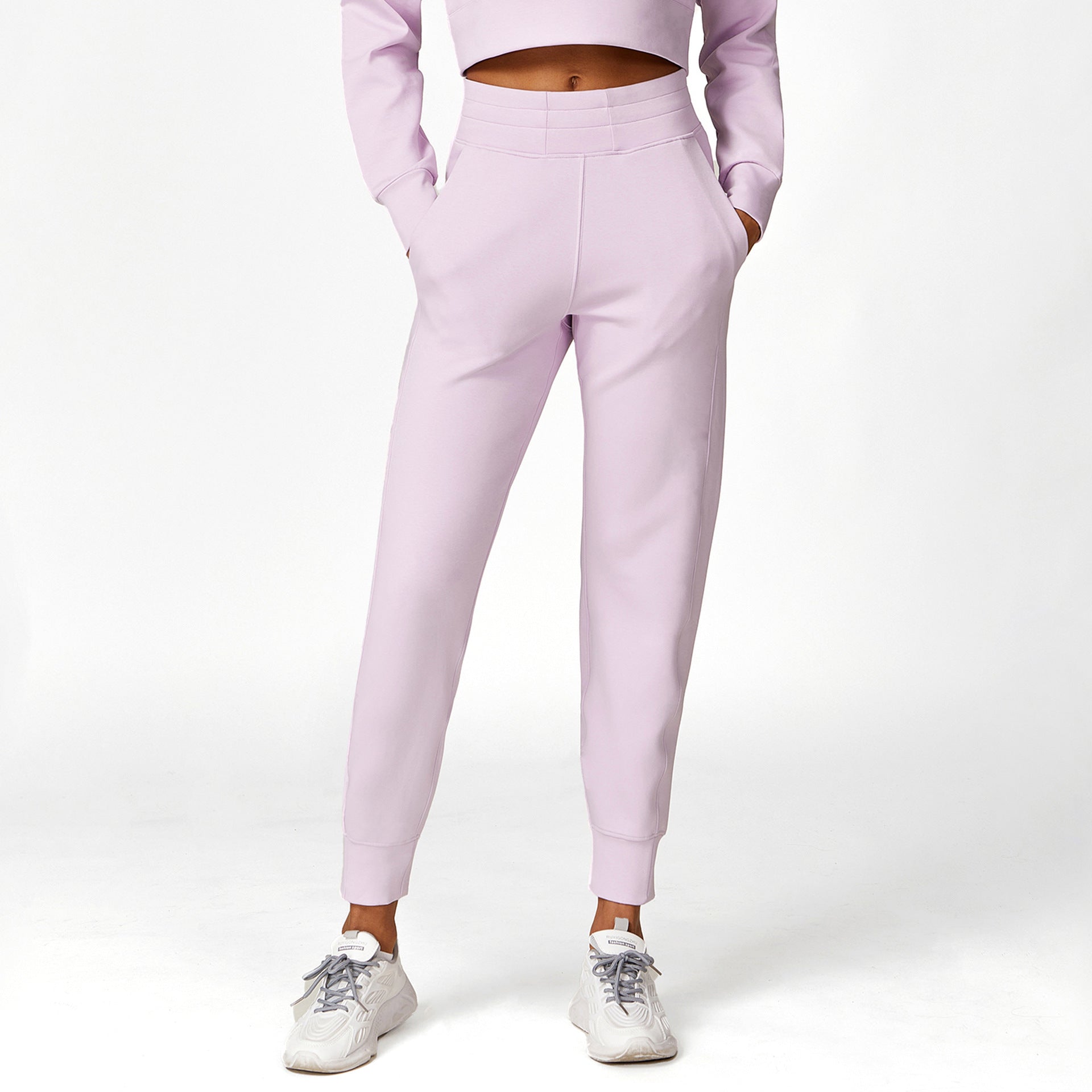 Autumn Winter Girdle Track Sweatpants Women Solid Color Loose Casual Trousers Women Outdoor Running Fitness Clothes