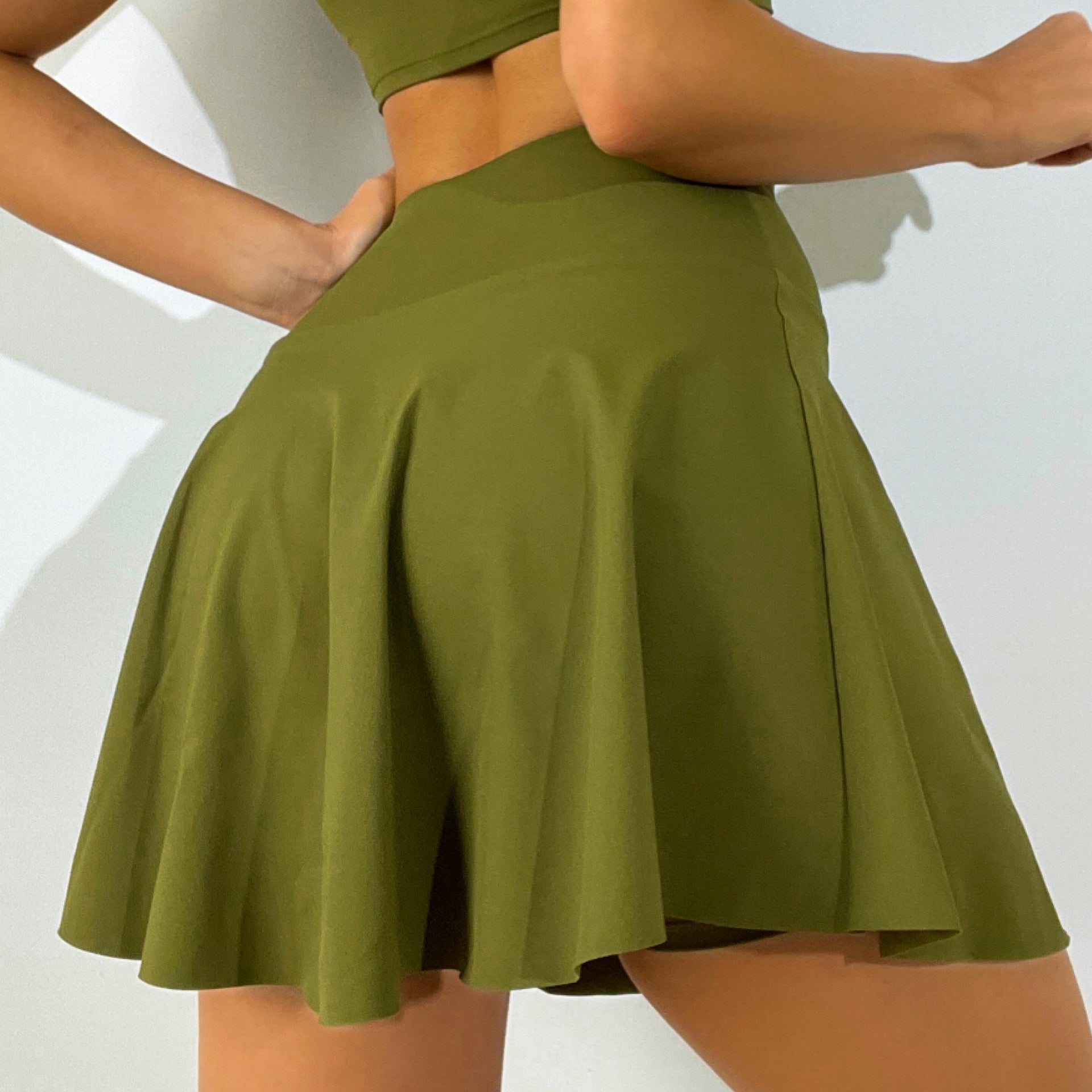 Moss Green Culottes