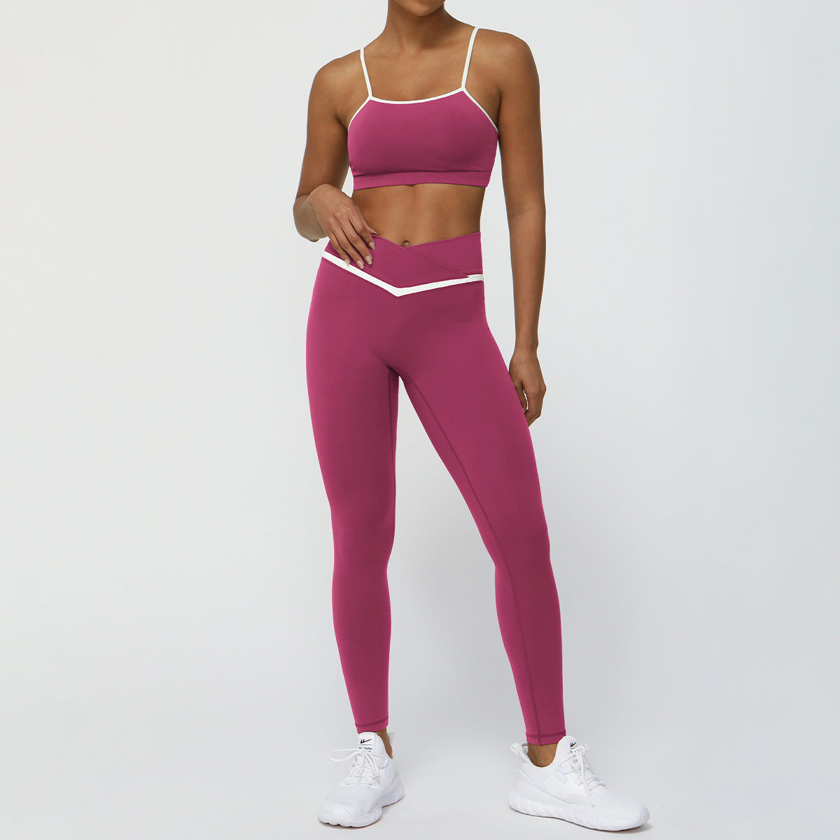 Rose Red Trousers Set