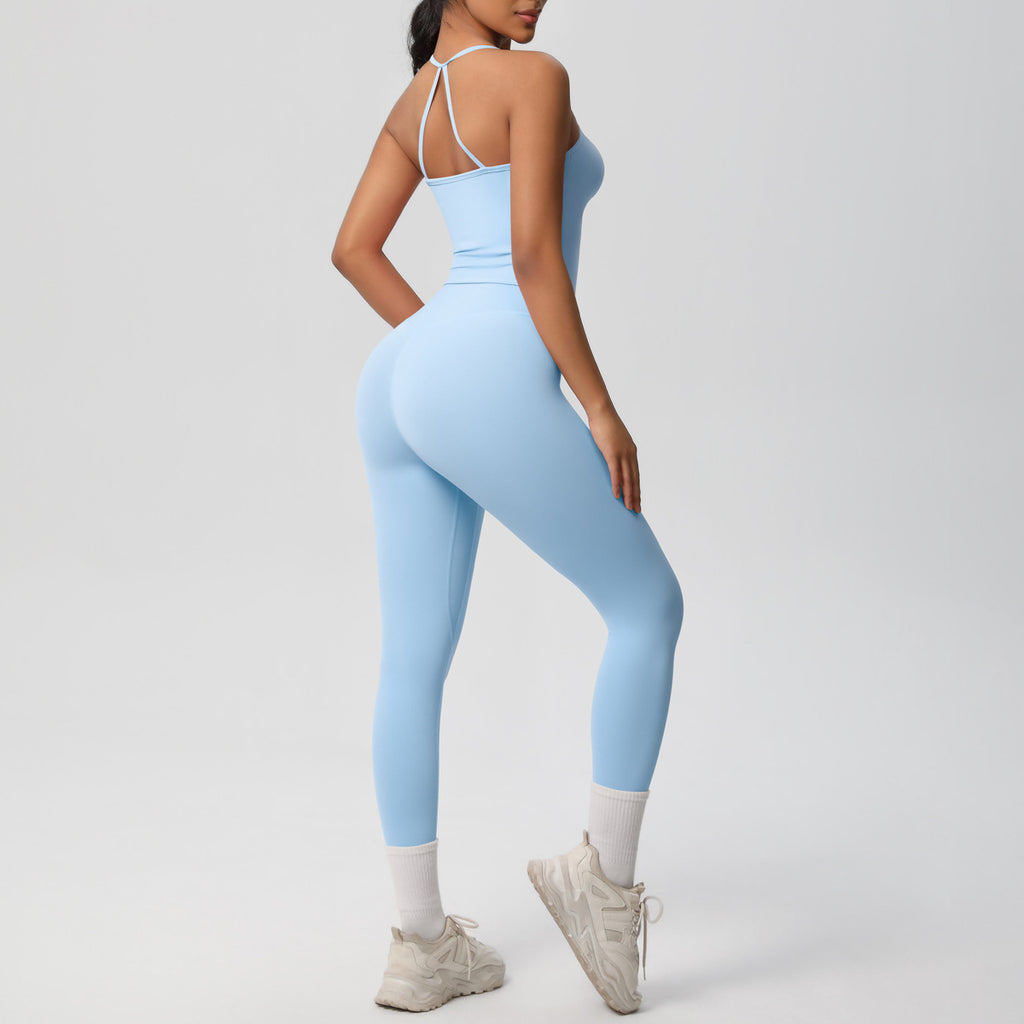 Pantalon de fitness taille haute pour femme, effet chair, effet gainant, pour le ventre, le sport, le yoga