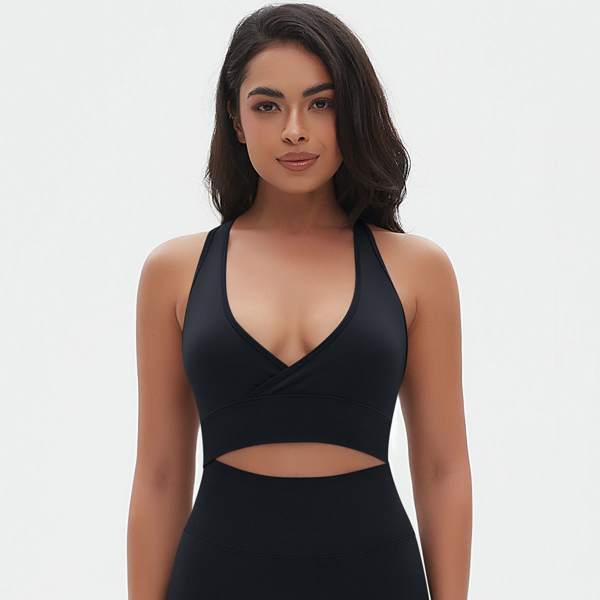 Cross Bra-Black
