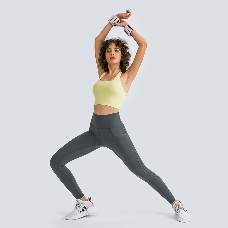 Sujetador de tubo con cuello halter sexy para mujer, ropa interior deportiva con espalda descubierta y pliegues elegantes