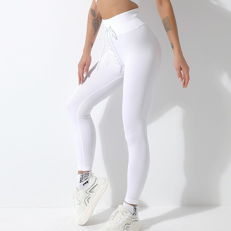 White Yoga Trousers