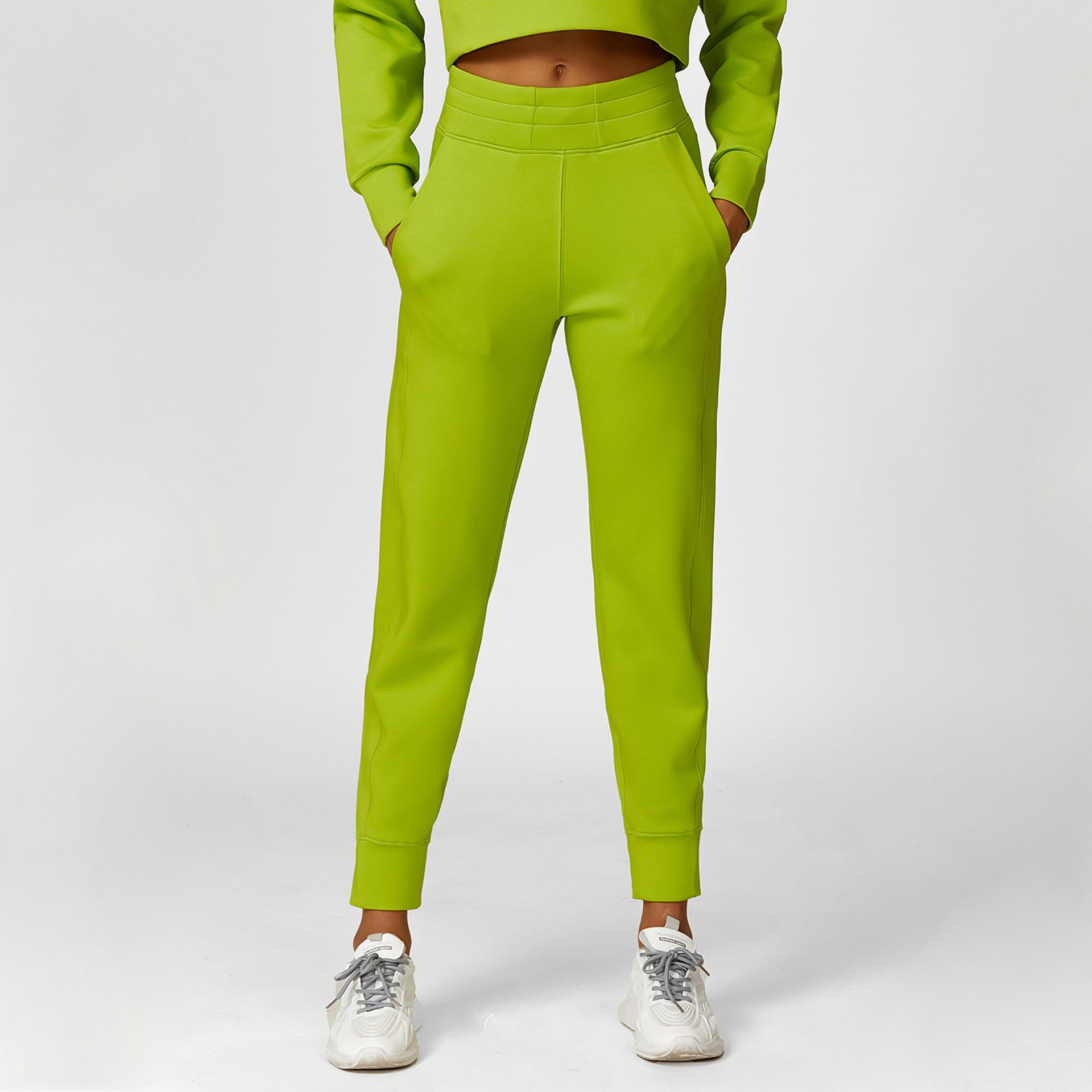Autumn Winter Girdle Track Sweatpants Women Solid Color Loose Casual Trousers Women Outdoor Running Fitness Clothes