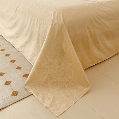 Harvest Season Grain Printed Bed Set Floral Duvet Cover Pillowcase Bedding Set Cute Bed Sheet Quilt Cover Single Queen King Size