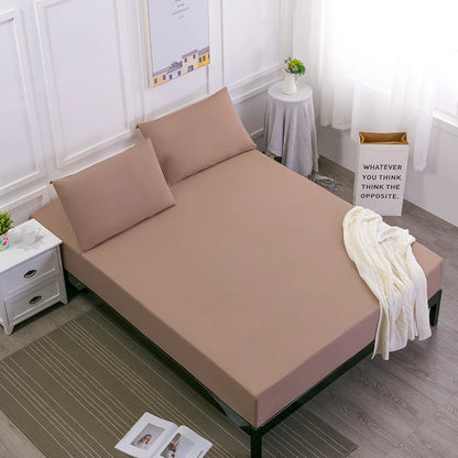 Top-Quality Cross Border Waterproof Bed Sheet Set - Solid Color Mattress Protector Cover& Diaper Isolation Single Mattress Cover