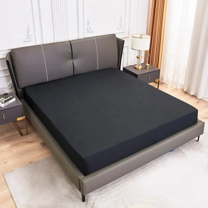 Top-Quality Cross Border Waterproof Bed Sheet Set - Solid Color Mattress Protector Cover& Diaper Isolation Single Mattress Cover