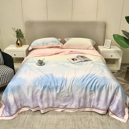 High-end Tencel Summer Cooling Duvet Four-piece Set
