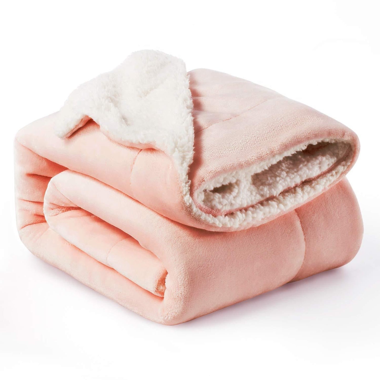 Manta de lana de cordero para cama: gruesa y cálida para el invierno, suave y afelpada tamaño king para todas las estaciones.