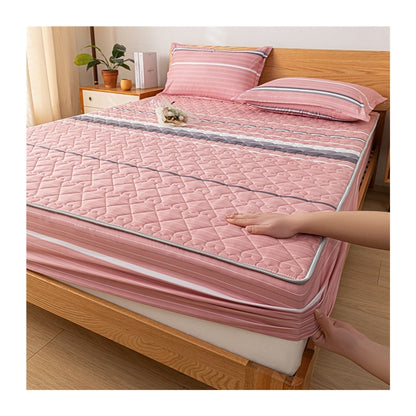 Sandwich Fitted Sheet Comes With Pillow Case Protector