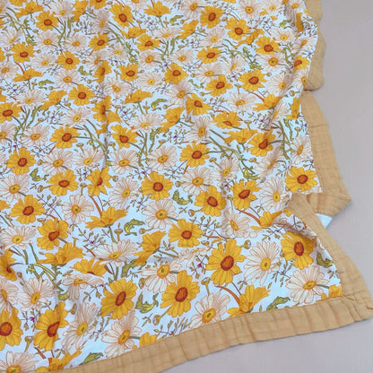 Summer Air Conditioning Blanket Bamboo Cotton Four-layer Yarn Single Child Cool Feeling Quilt Thin Blanket