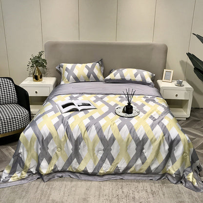 High-end Tencel Summer Cooling Duvet Four-piece Set
